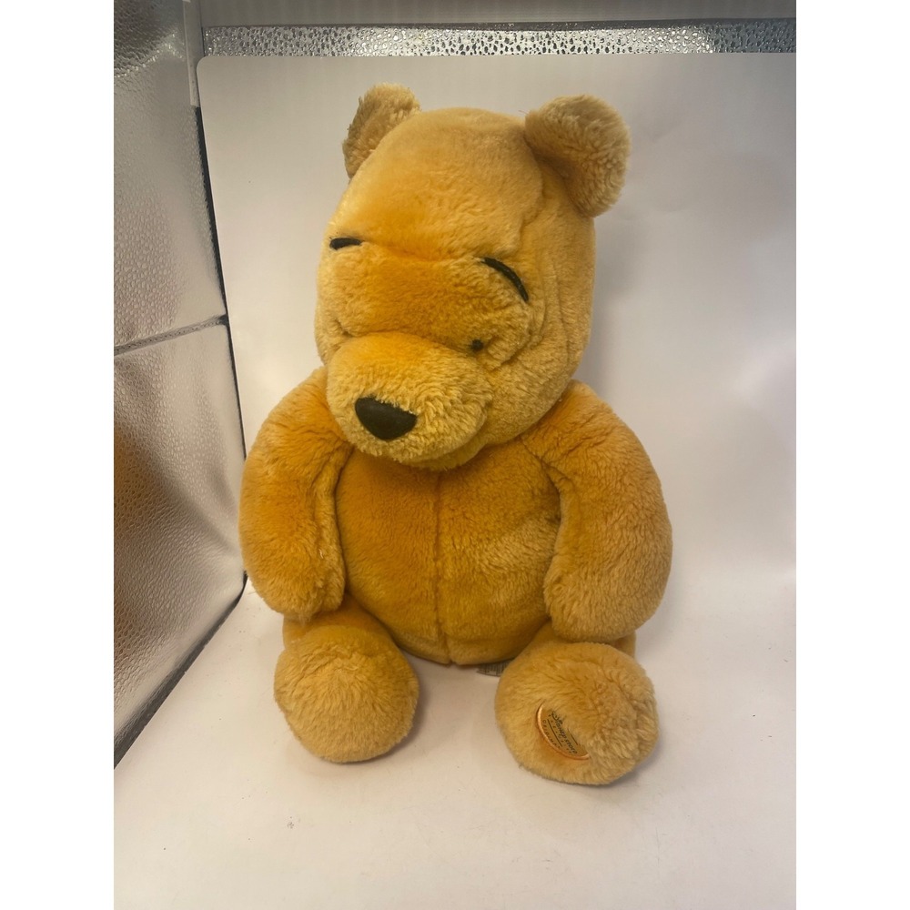 Winnie The‎ Pooh Plush Toy 11" Classic Sitting Disney Store